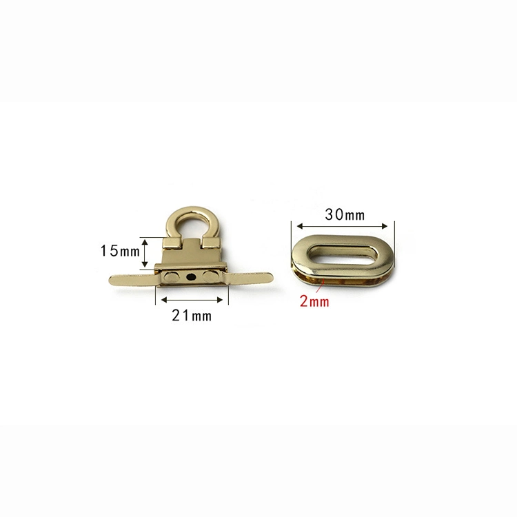 Mustache Clasp for Bag Turn Lock Clasp Zinc Alloy Purse Closure Twist Lock