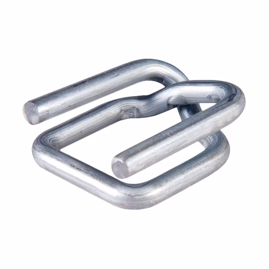 Verzinkte Metalldrahtschnallen 13 mm für Kunststoffbänder